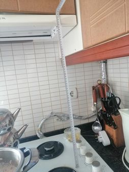 Esenyurt Barbaros Hayrettin Paşa Mahallesi aspiratör ocak ara mesafe işlemi. Ocak ile aspiratör ara mesafesi 65 cm´den düşük kabul edilmiyor.