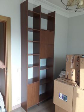 Esenyurt Koza Mahallesinde kitaplık montaj işlemi yapıldı teslim edildi.