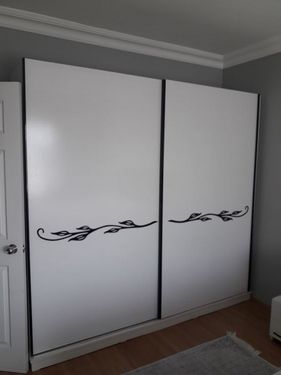Esenyurt Esenkent mahallesi sürgülü ray kapaklı elbise dolabı mekanızma değişim işlemi.