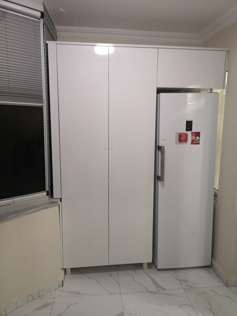 Bahçelievler Hürriyet mahallesinde kombi dolabı montajı yapıldı