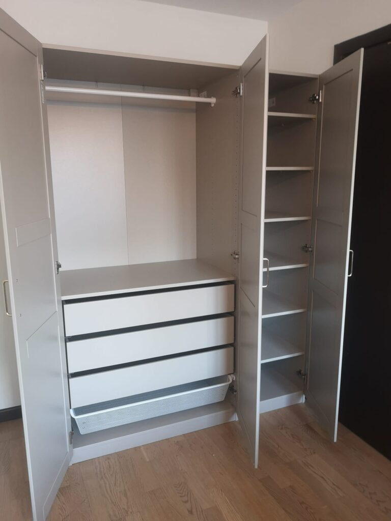 Ömer Avni Mahallesi Mobilya Montaj ve Tamir Hizmeti 2 Ömer Avni Mahallesinde ikea dan alınan gardırop montajı yapıldı
