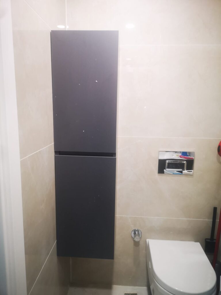 Seyit Muhtar Mahallesinde havluluk dolabı montajı yapıldı