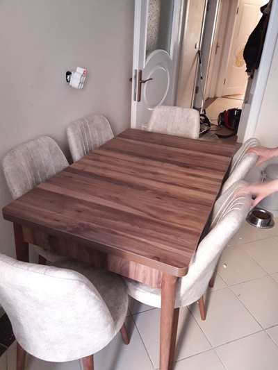 Şirintepe Mahallesi Mobilya Montaj ve Tamir Hizmeti 2 Kağıthane Şirintepe Mahallesinde yemek masası takımı montajı yapıldı