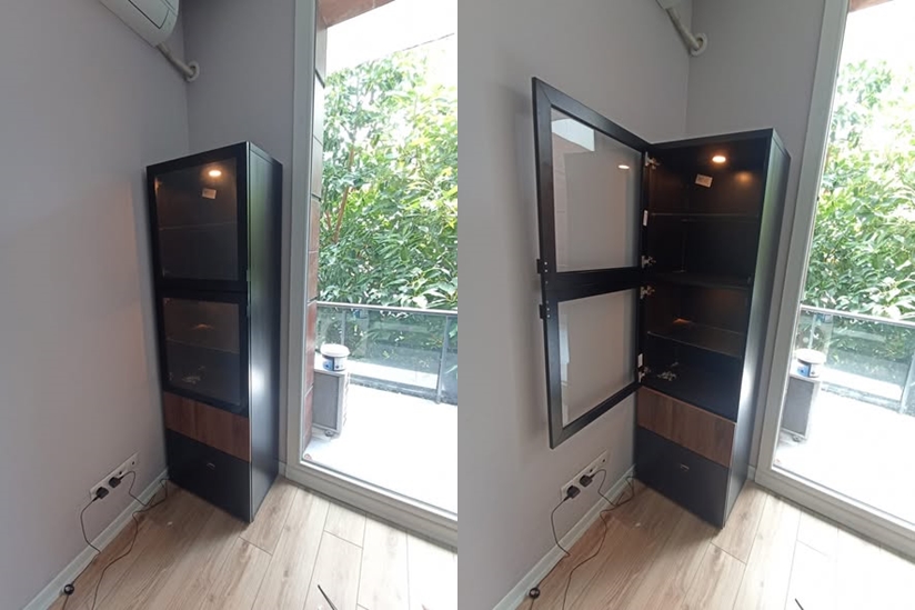 Küçükçekmece Atakent mahallesinde ikea mağazasından demonte satın alınan gümüşlük/vitrin montajı firmamız tarafından yapılmıştır. 